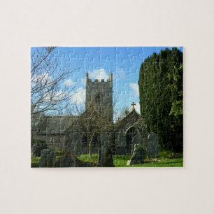 Colan Church nähe Newquay Cornwall England Puzzle
