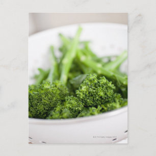 COLANDER VOLLSTÄNDIG VON SUPERFOOD BROCCOLI POSTKARTE