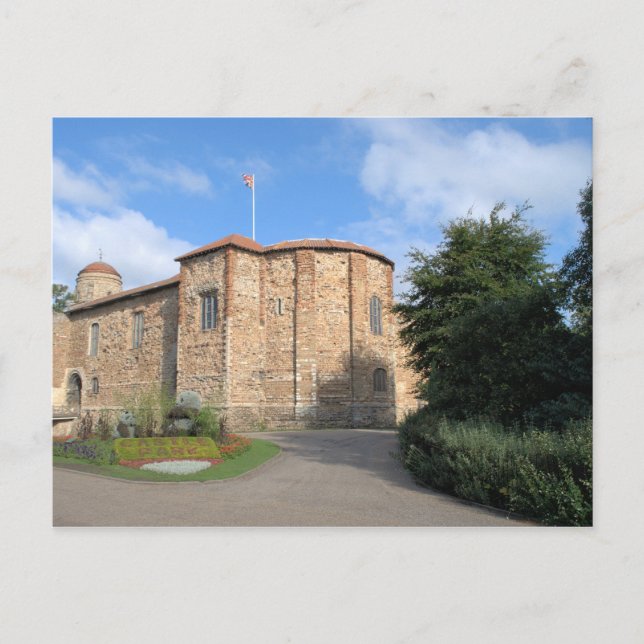 Colchester Castle Postkarte (Vorderseite)