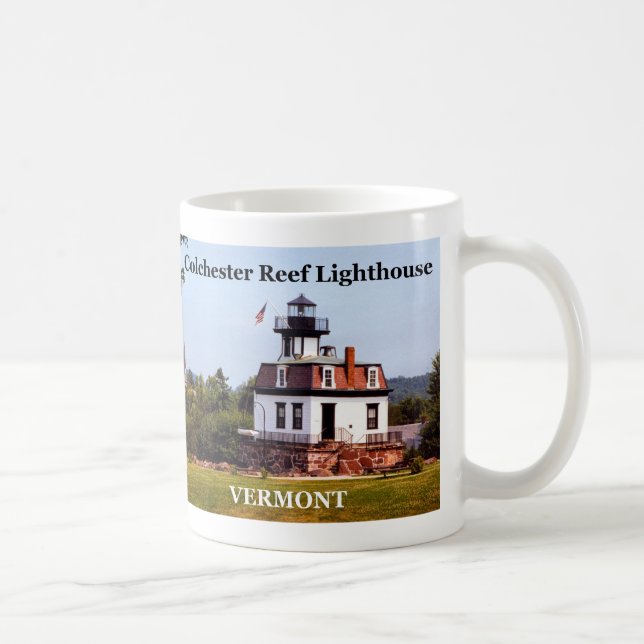 Colchester Reef Lighthouse, Tasse Vermont (Rechts)