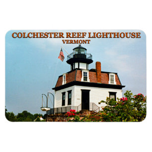 Colchester Reef Lighthouse, Vermont Flexi Magnet