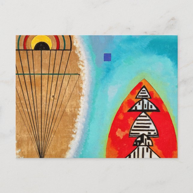 Cold, 1929 von Wassily Kandinsky Postkarte (Vorderseite)