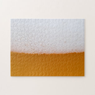 Cold Beer Bubbles and Foam Puzzle