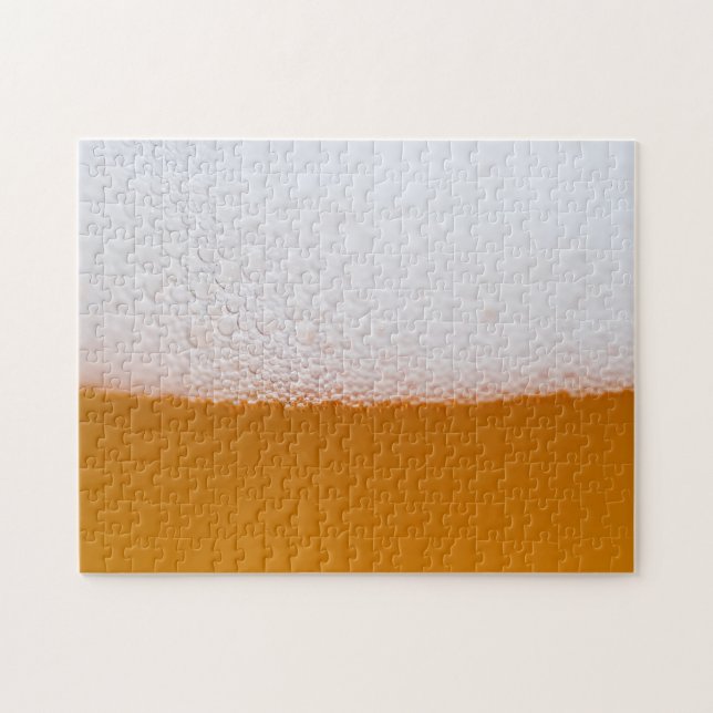 Cold Beer Bubbles and Foam Puzzle (Horizontal)