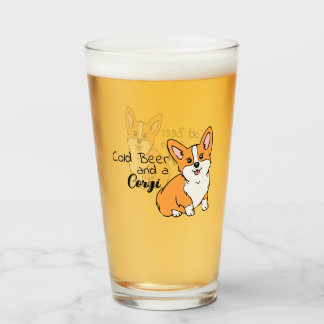 Cold Beer und ein Corgi Beer Glas