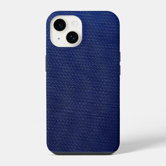 Cold Blue Mesh iPhone Hülle (Rückseite)