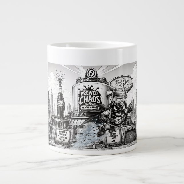 Cold Brew Cruiser: Chillen Jumbo-Tasse (Vorderseite)