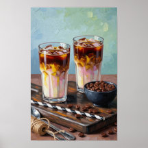 Cold Brew Kaffeemauer Kunst