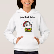 Cold but Niedlich Hoodie - Funny Winter Sweatshirt
