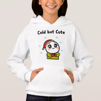 Cold but Niedlich Hoodie - Funny Winter Sweatshirt