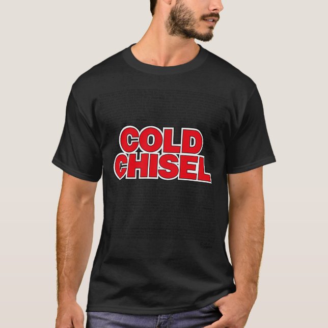 Cold Chisel Texte - Farbe T-Shirt (Vorderseite)