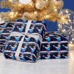 Cold Christmas Caroler Geschenkpapier<br><div class="desc">Humorvolles Weihnachtsprodukt mit einem Karoler. Er singt mit einem Eiskel auf der Nase,  während es schneit. Dieses Design kann individuell angepasst und auf jedes Element übertragen werden.</div>