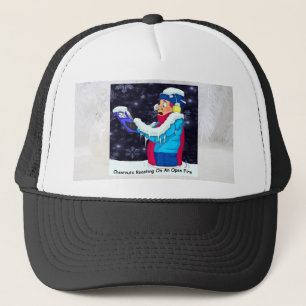 Cold Christmas Caroler Hat Truckerkappe