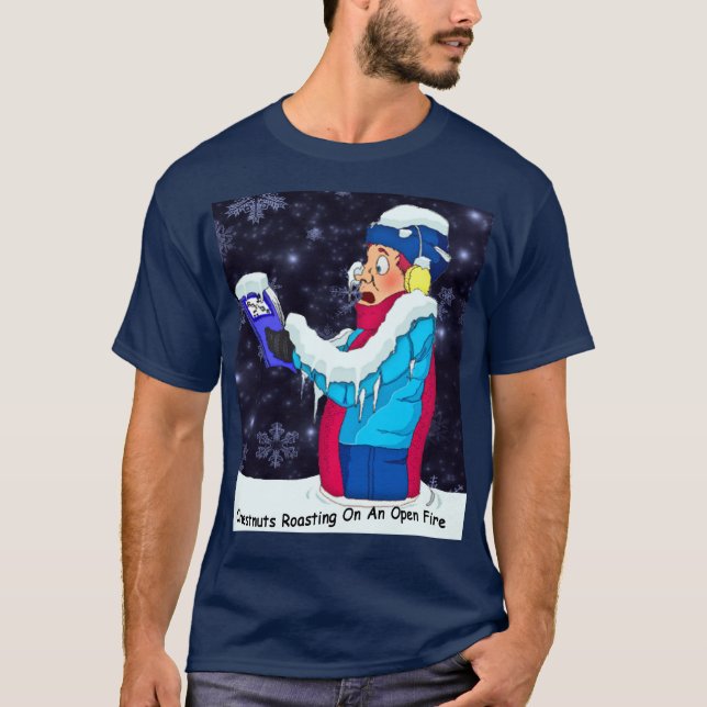 Cold Christmas Caroler T-Shirt (Vorderseite)