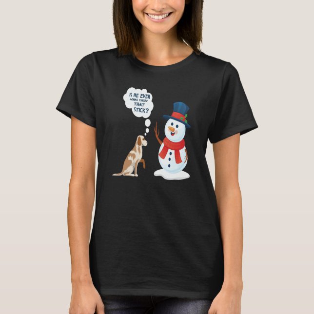 cold cold snow ice snowman snowball cold winter  1 T-Shirt (Vorderseite)