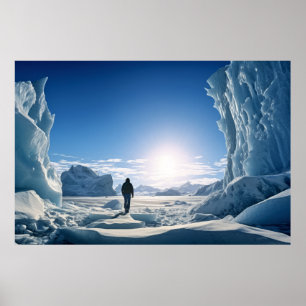 Cold Extreme Herausforderung Outdoor Adventure Erk Poster