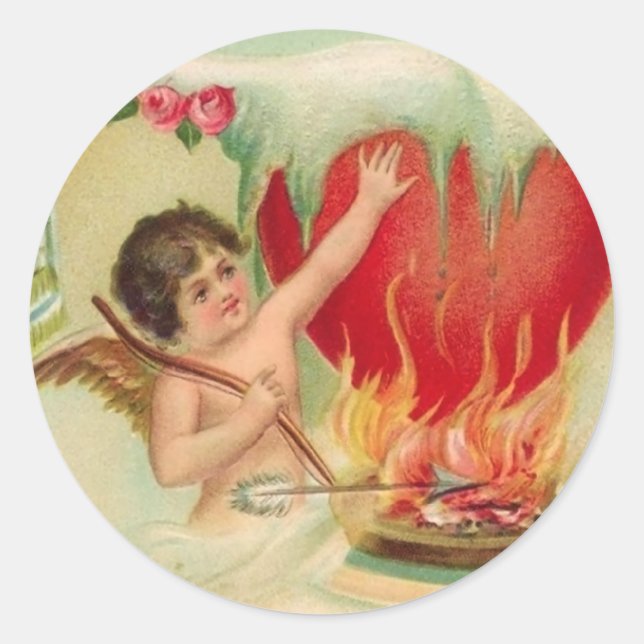 Cold Heart Valentine Stickers (Vorderseite)