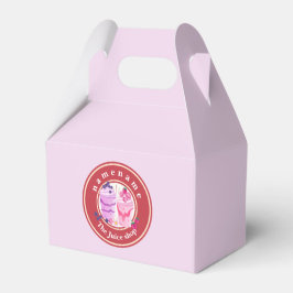 Cold Jogurt Smoothies Fruchtsaftshop Logo Geschenkschachtel