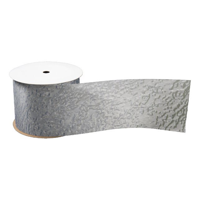 Cold Mattiert Gray Ribbon Satinband (Spule)