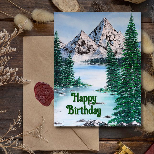 Cold Mountain Postkarte (Von Creator hochgeladen)
