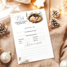 Cold Outdoor Woodland Bear Winter Baby Shower Game