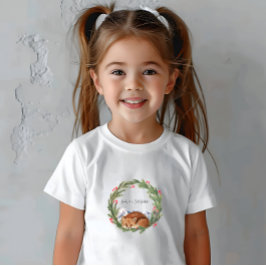 Cold Outdoor Woodland Fox Winter Baby Dusche Baby T-shirt