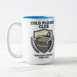 Cold Plunge Club Zweifarbige Tasse
