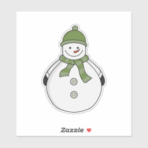 Cold Snowman Aufkleber