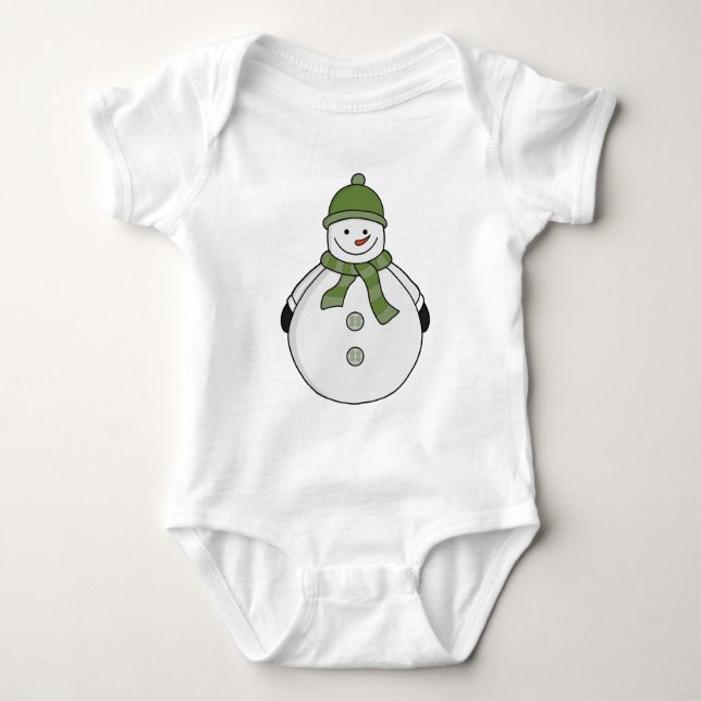 Cold Snowman Baby Strampler (Vorderseite)