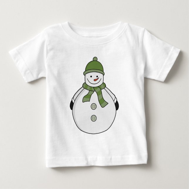 Cold Snowman Baby T-shirt (Vorderseite)