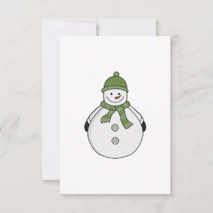 Cold Snowman Dankeskarte