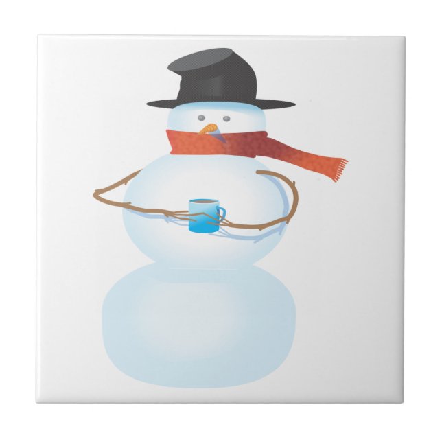 Cold Snowman Fliese (Vorderseite)