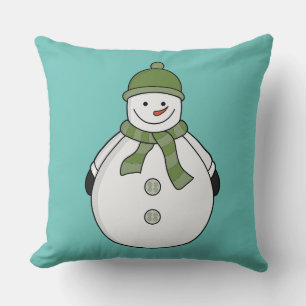 Cold Snowman Kissen