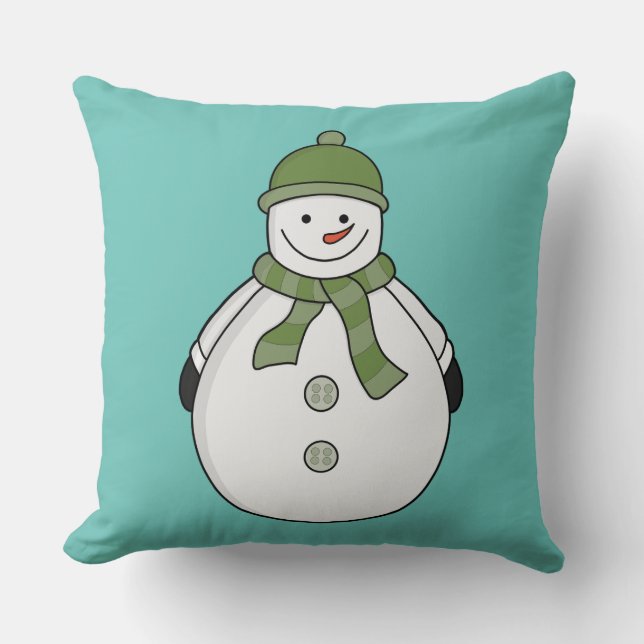 Cold Snowman Kissen (Vorderseite)