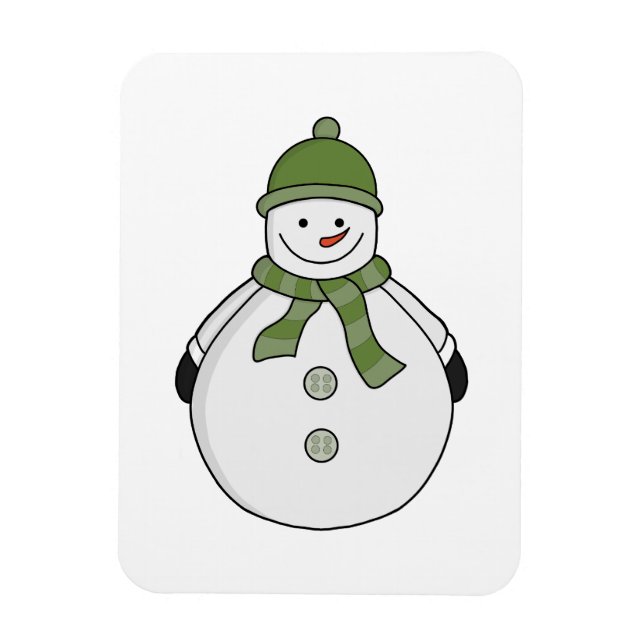 Cold Snowman Magnet (Vertikal)