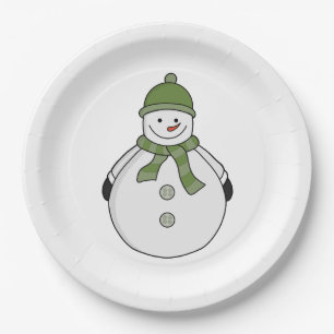 Cold Snowman Pappteller