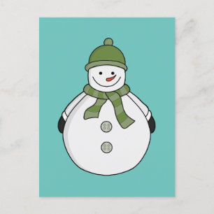 Cold Snowman Postkarte