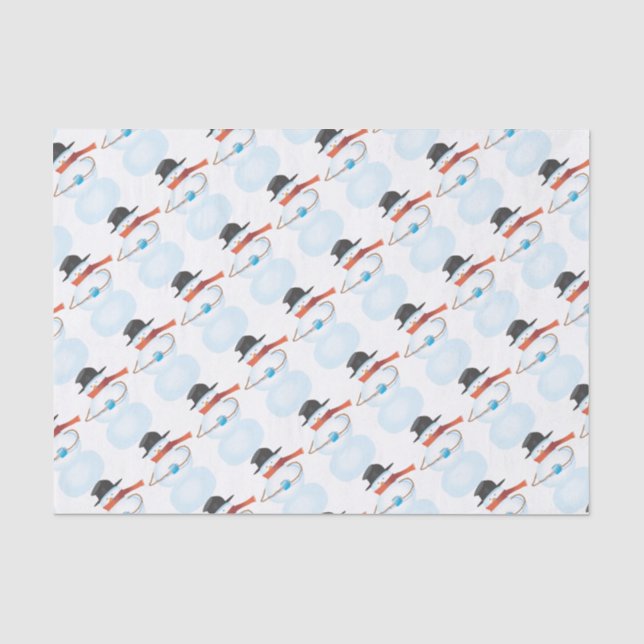 Cold Snowman Seidenpapier (Vorderseite)