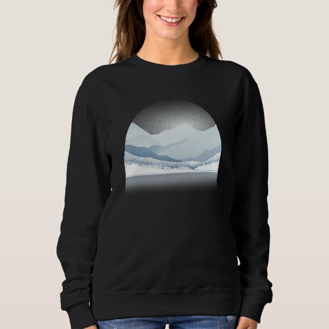Cold Snowy Winter Sweatshirt (Vorderseite)