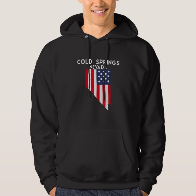 Cold Springs Nevada USA State America Travel Nevad Hoodie (Vorderseite)
