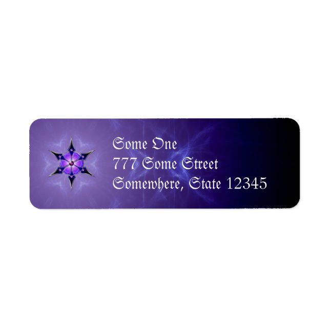 Cold Starlight Address Labels (Vorne)