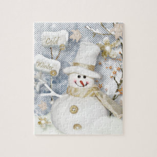 Cold Winter Snowman Puzzle