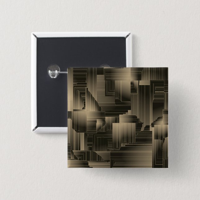 Colden Halls Art Deco Button (Vorne & Hinten)