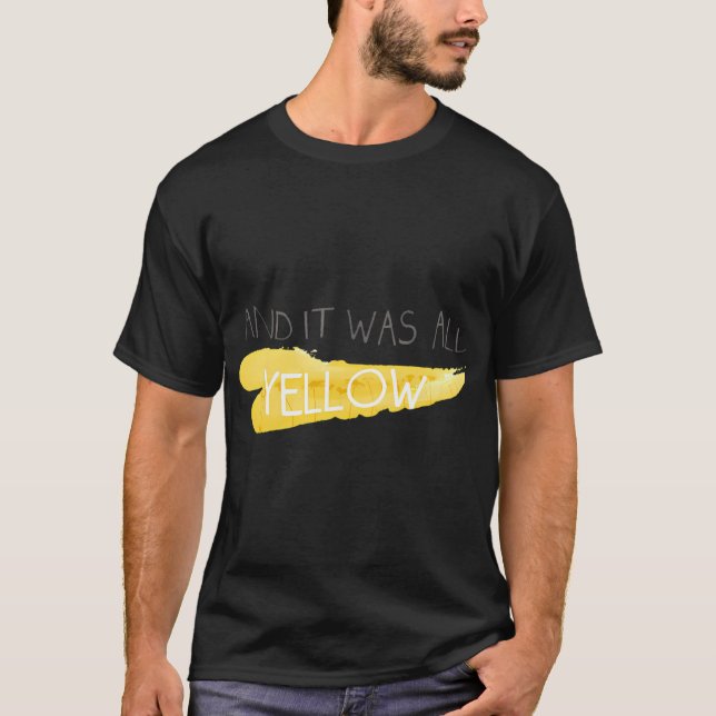 Coldplay Gelb T-Shirt (Vorderseite)