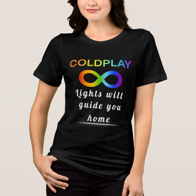 Coldplay Infinity  Tri-Blend Shirt (Vorderseite)