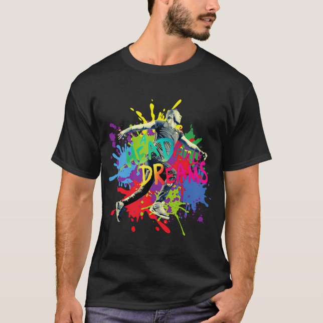Coldplay Splash Bunt T-Shirt (Vorderseite)