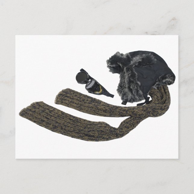 ColdSteampunkAviatorKit050110 Postkarte (Vorderseite)
