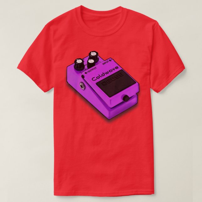 Coldwave Original Guitar FX Pedal T-Shirt (Design vorne)
