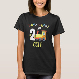 Cole Choo Choo Zwei Zug 2. Geburtstag Dreht 2 T-Shirt