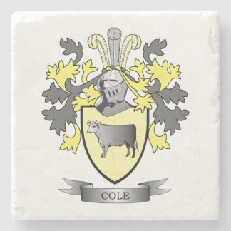 Cole-Wappen Steinuntersetzer